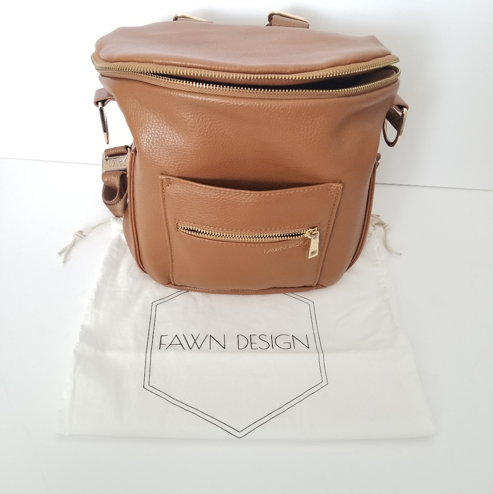Fawn Design Mini Backpack Brown/Camel Color